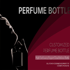 Perfume bottle brochure