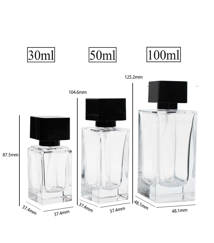 rectangle perfume bottle size