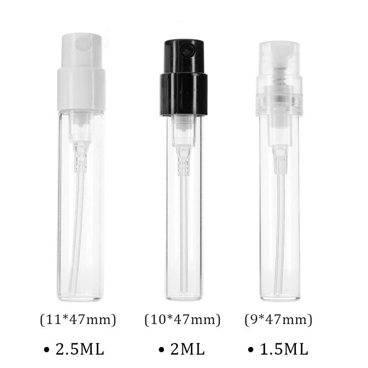 perfume sample bottle size