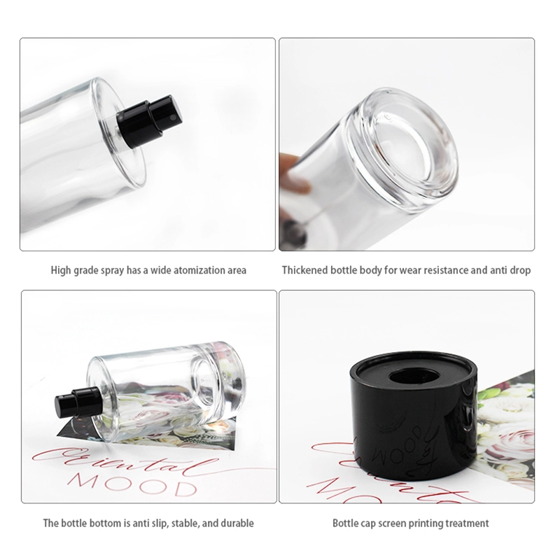 black cap perfume bottle