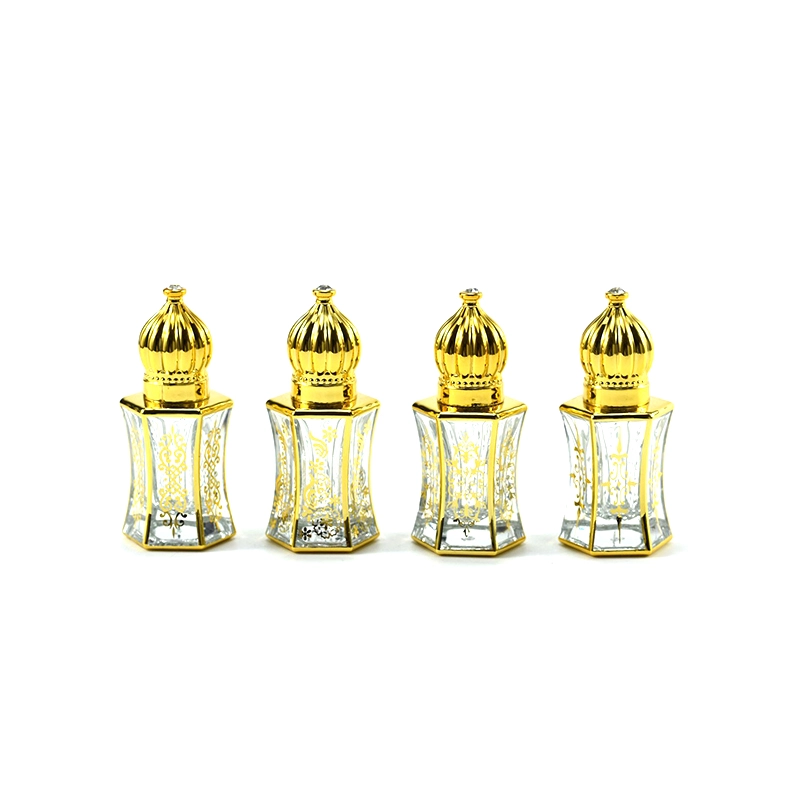 Gold Glass Attar Bottle