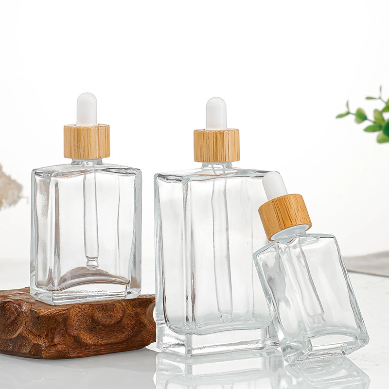 square glass dropper bottles