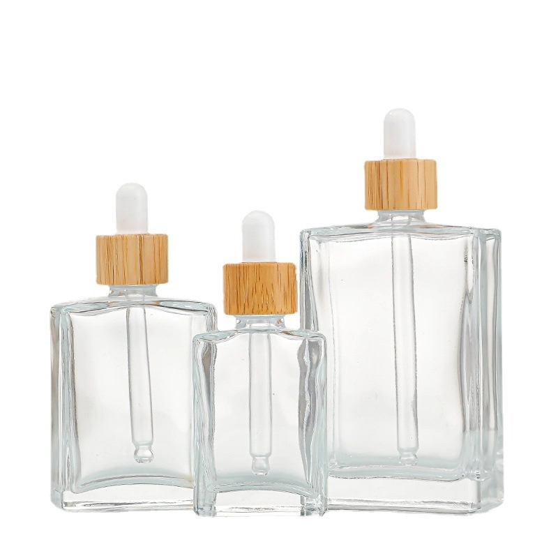 square glass dropper bottles