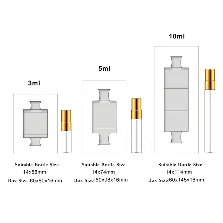 perfume sample bottle size