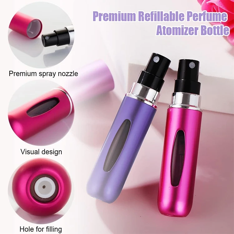 refillable travel perfume atomiser details