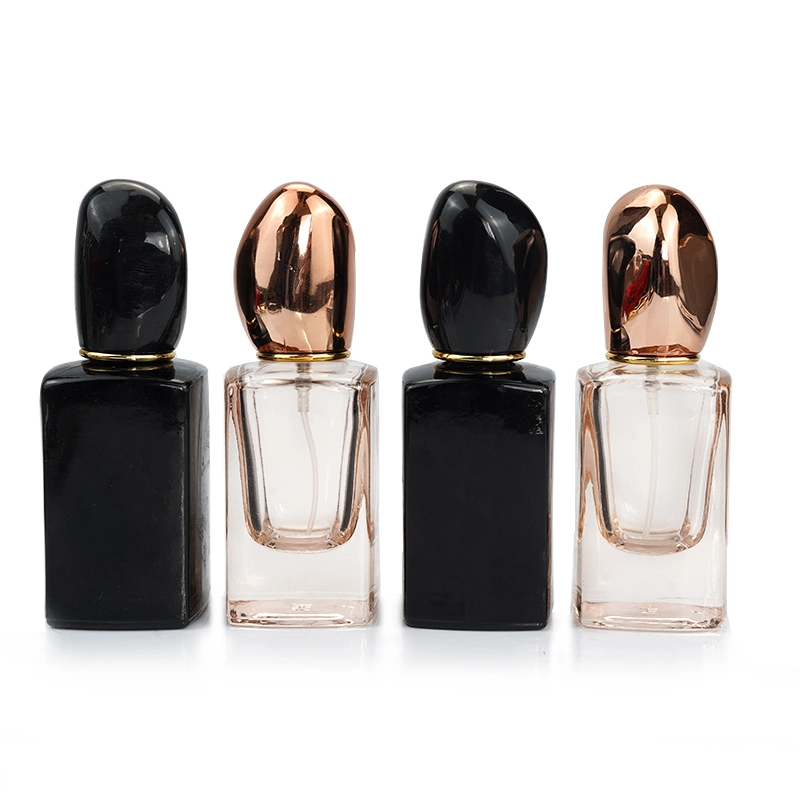 black square perfume bottle