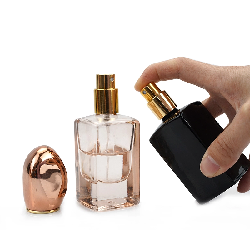 black square perfume bottle