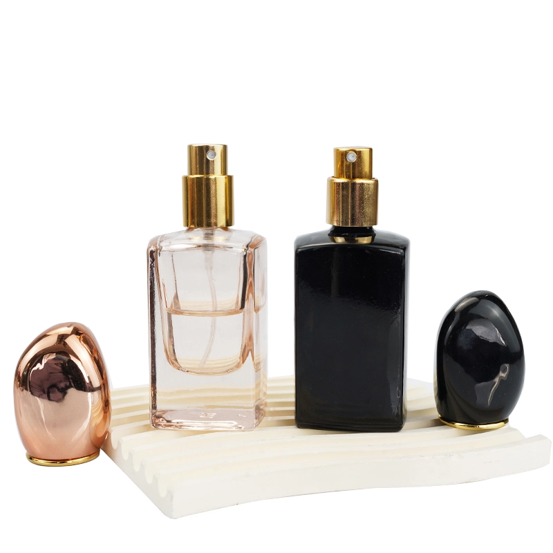 black square perfume bottle