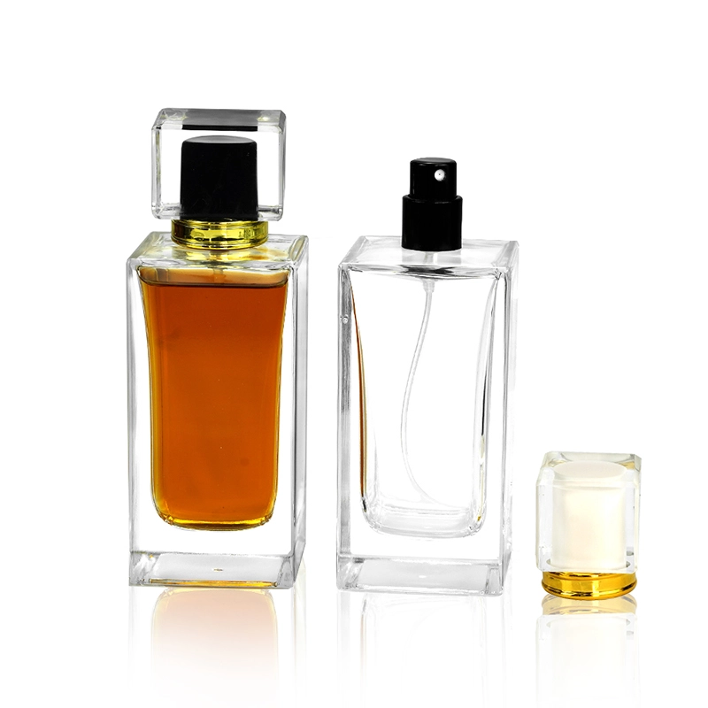 Men's Cologne Clear Square Bottle