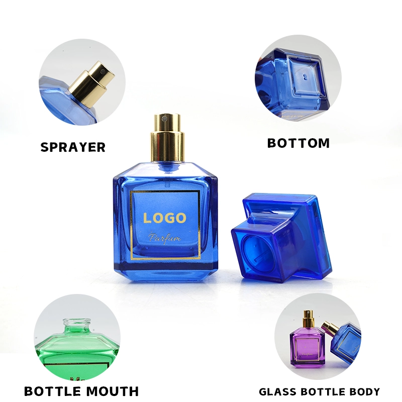 50ml colorful perfume bottle