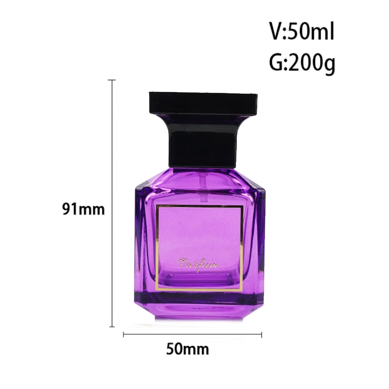 50ml colorful perfume bottle