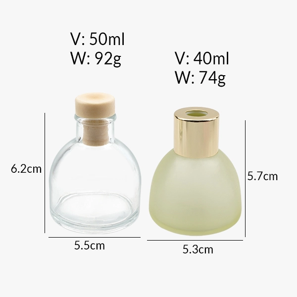 Glass diffuser bottles