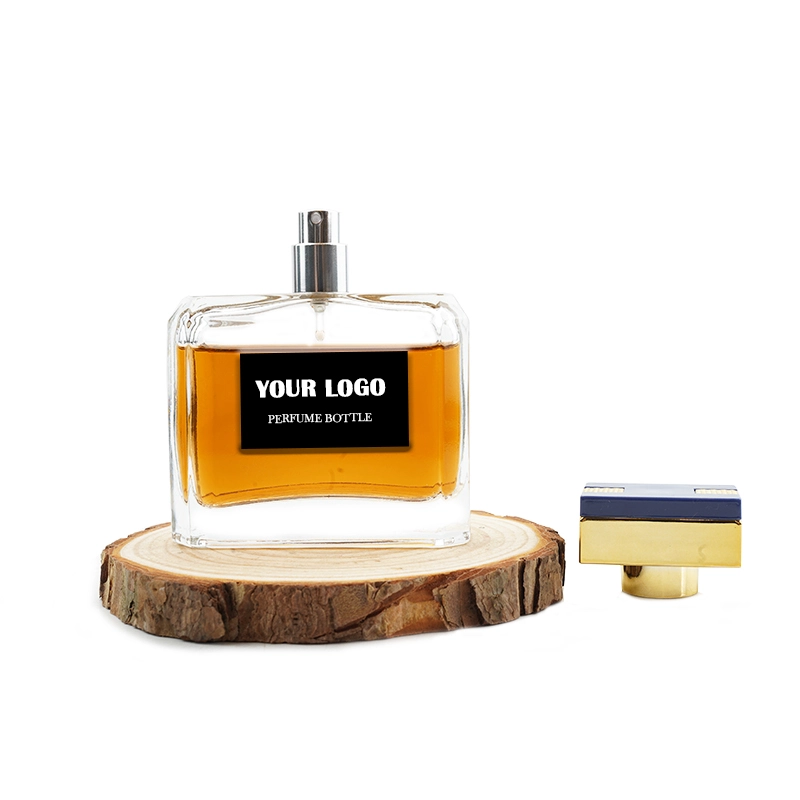 100ml flat square perfume bottle