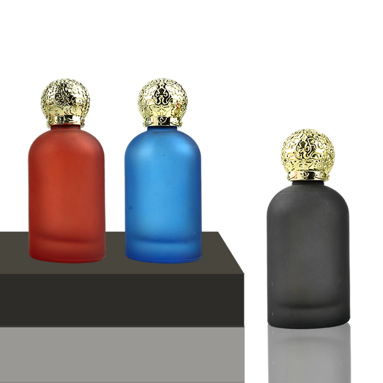 Cylinder colorful perfume bottle