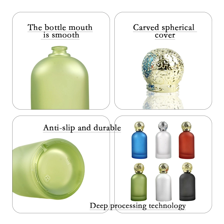 Cylinder colorful perfume bottle