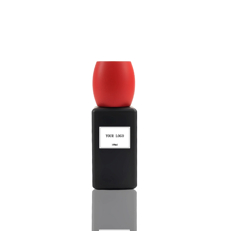 Black frosted perfume bottle 100ml