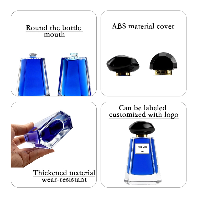 Trapezoidal perfume bottle 100ml