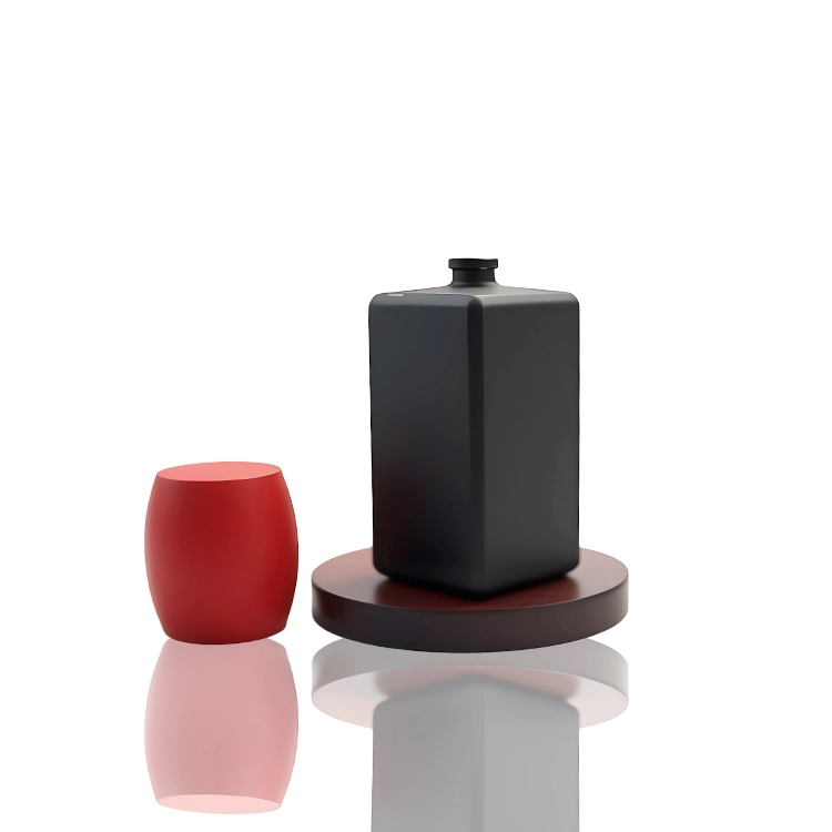 Black frosted perfume bottle 100ml