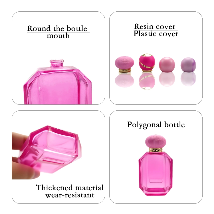 100ml polygonal perfume bottle