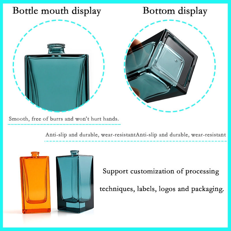 100ml rectangular perfume bottle