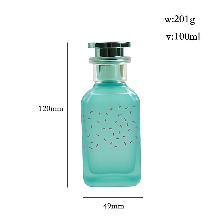 100ml rectangular perfume bottle