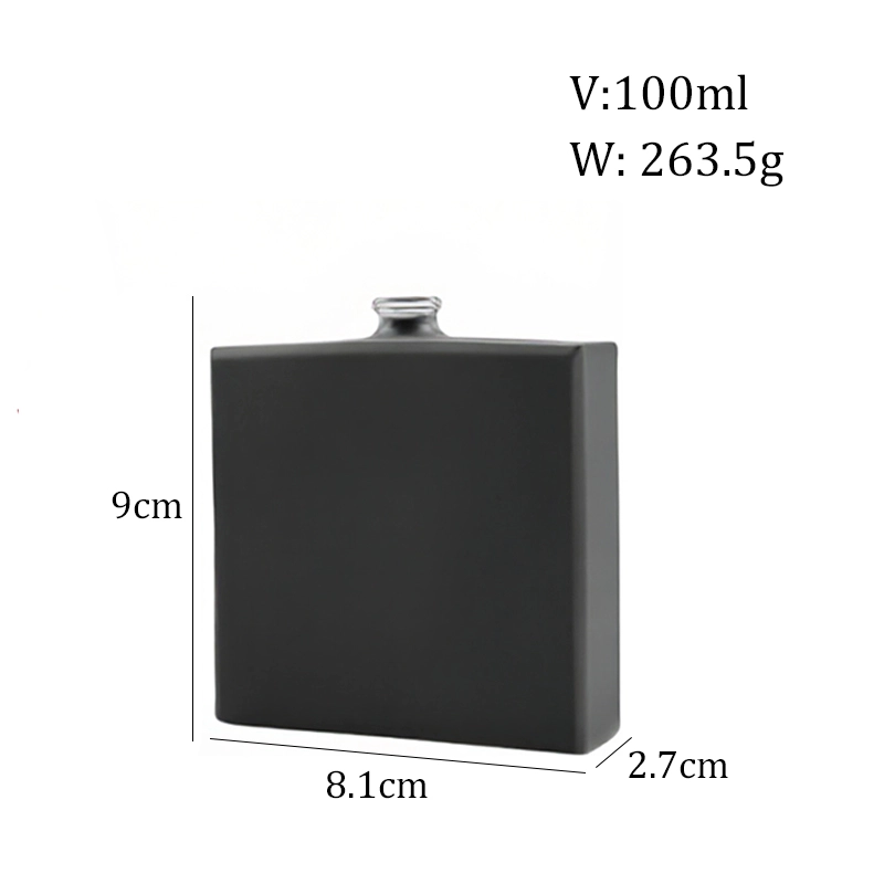 Rectangular perfume bottle 100ml