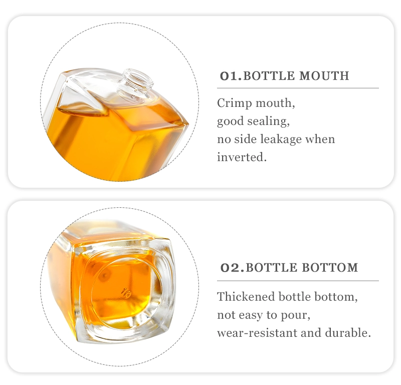 110ml square perfume bottle