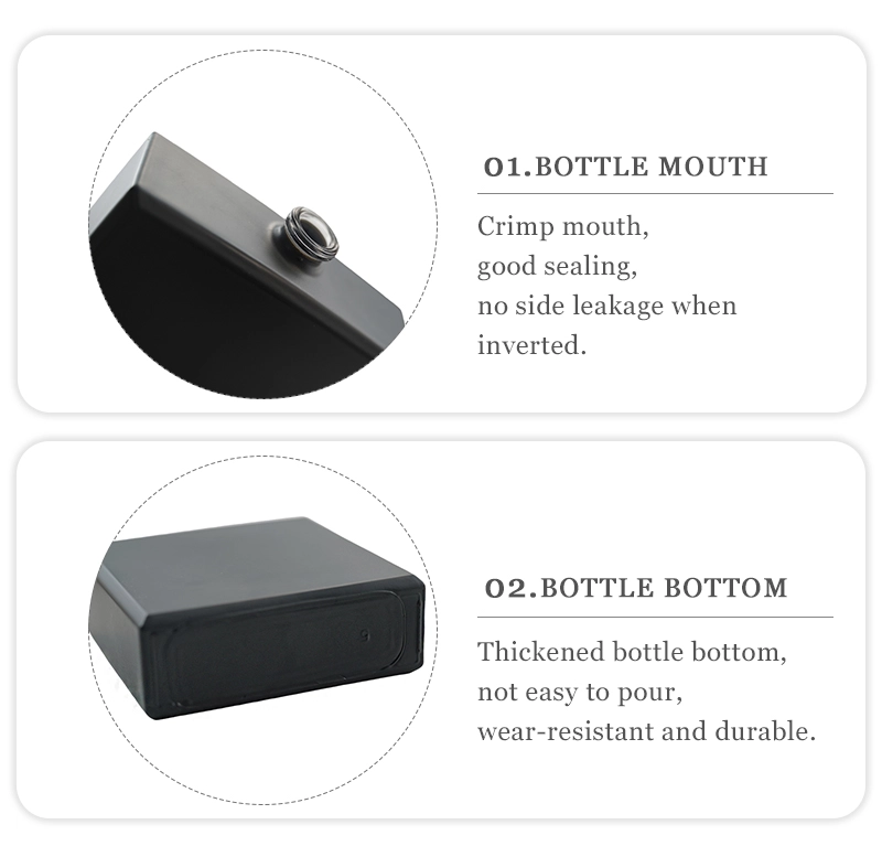 Rectangular perfume bottle 100ml