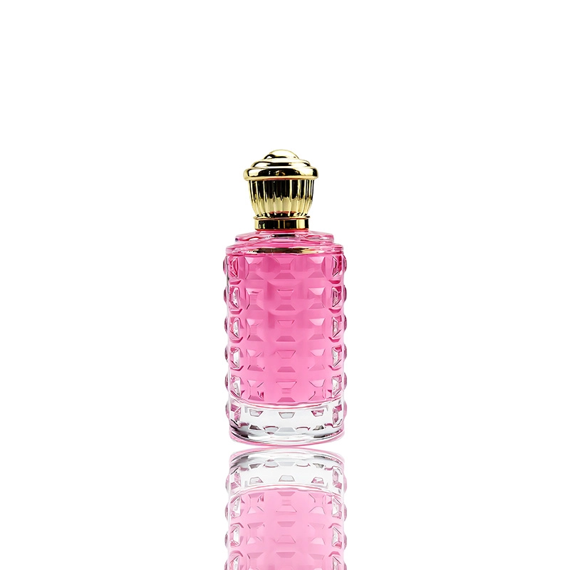 cylindrical perfume bottle