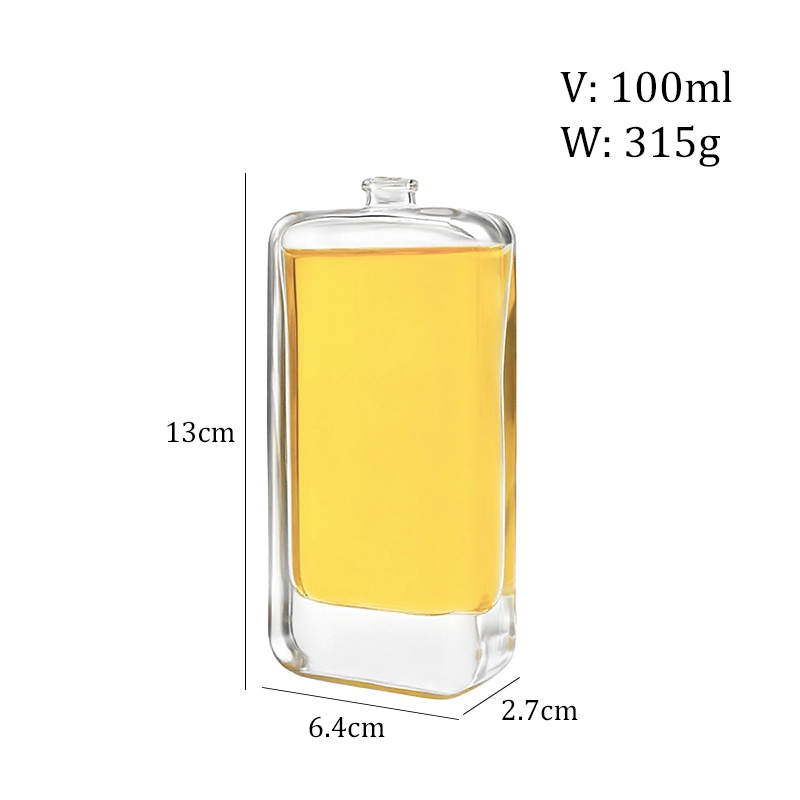 100ml square perfume bottle