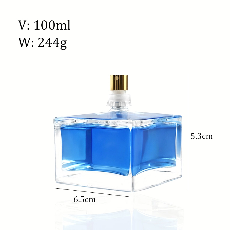 Square perfume bottle