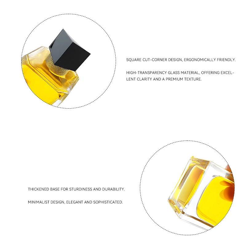 Square perfume bottle