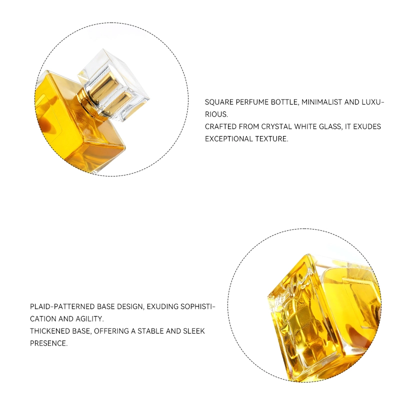 Square perfume bottle