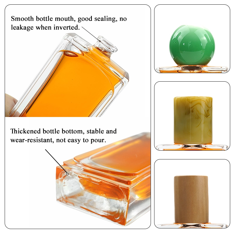 50ml square perfume bottle