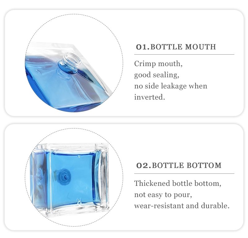 Square perfume bottle