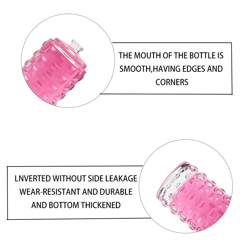 cylindrical perfume bottle